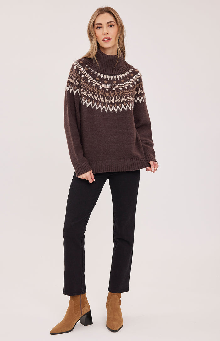 Freya Turtleneck Sweater Acorn Home + Apparel