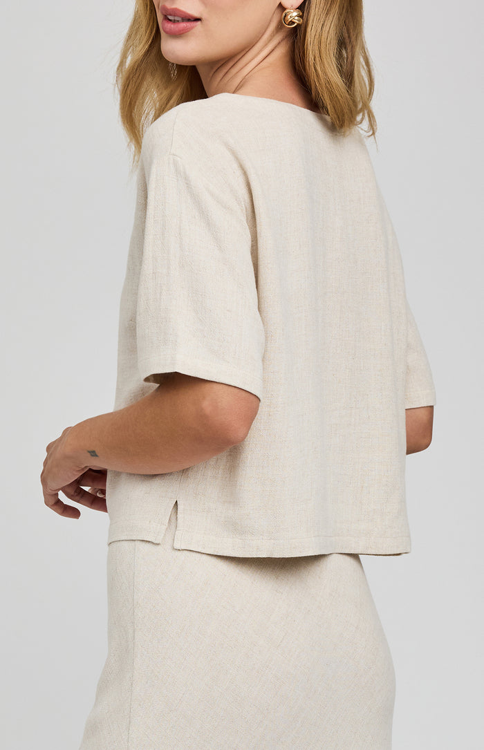 Gemini Linen Top Acorn Home + Apparel