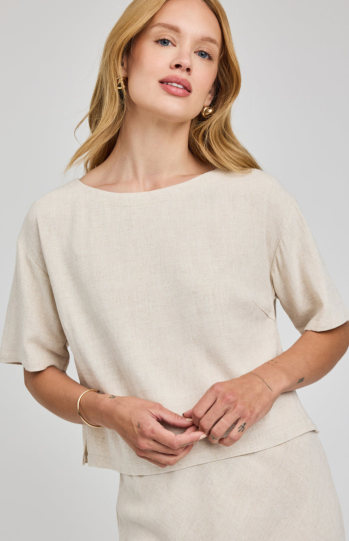 Gemini Linen Top Acorn Home + Apparel