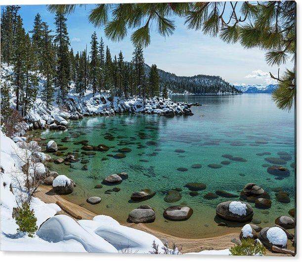 Glistening Cove By Brad Scott - Acrylic Print