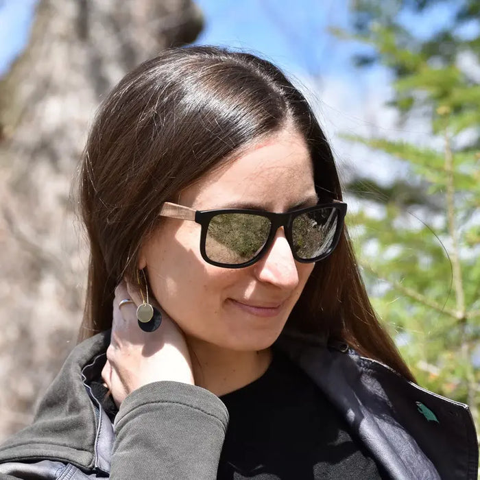 GoWood Square Sunglasses Acorn Home + Apparel