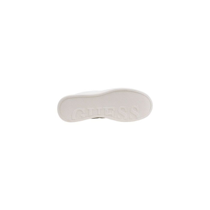 Guess White Polyethylene Platform Sneakers - Close-up view