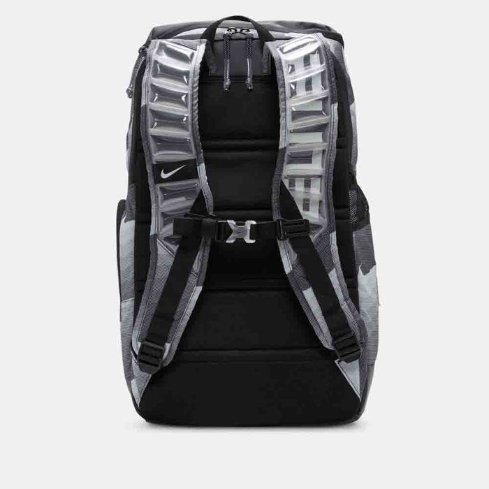 Rear view of the Nike Hoops Elite Printed Backpack.