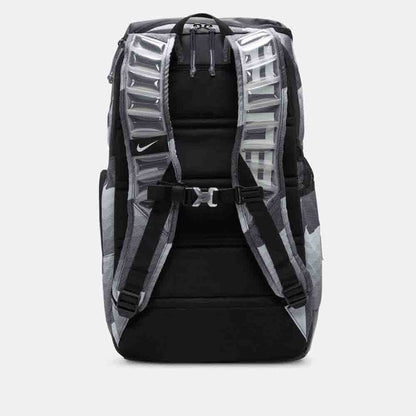 Rear view of the Nike Hoops Elite Printed Backpack.