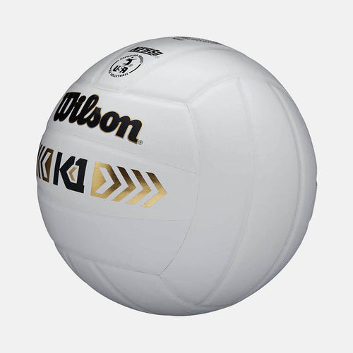 K1 Silver Volleyball, White - SV SPORTS