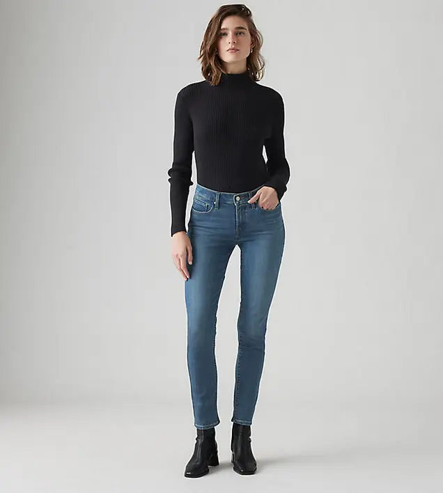 Levi's 311 Shaping Skinny jean stretch Lapis Gallop plus size.