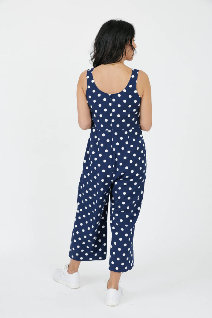 Lucy Polka Dot Romper Acorn Home + Apparel