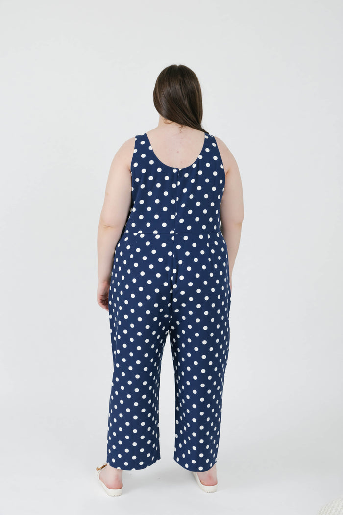 Lucy Polka Dot Romper Acorn Home + Apparel