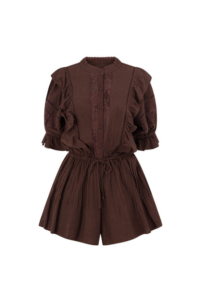 Luma Playsuit - Chocolate