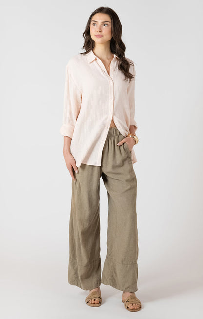 Lynette Button Down Acorn Home + Apparel