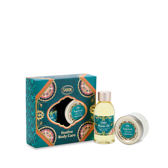 Majestic Gala Kit - Shower Oil + Body Scrub