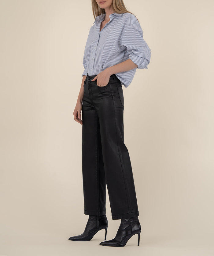 Meg High Rise Wide Leg (Coated)
