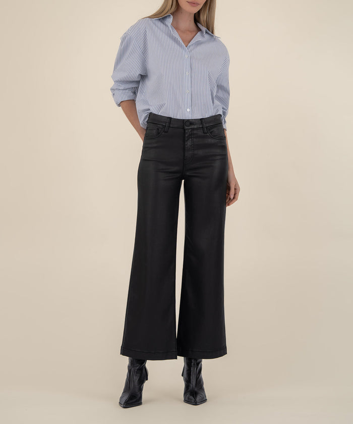 Meg High Rise Wide Leg (Coated)
