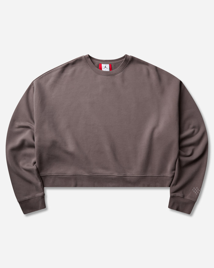 Nike Jordan M J Ih Essntl Crop Flc Crew Cave Stone/Cave Stone T-Shirts Longsleeve IQ6294-289