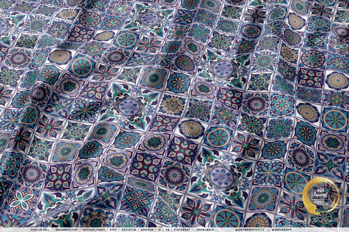 Morocco Bohemian Apparel Fabric 3Meters+, 9 Designs | 8 Fabrics Option | Fabric By the Yard | D20298