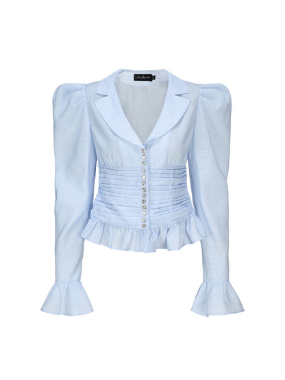 Emilia Top (Blue) (Final Sale)