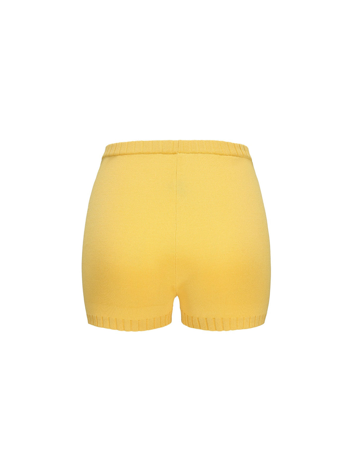 Kennedy Knit Shorts (Yellow) (Final Sale)