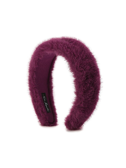 Melanie Fur Headband (Purple) (Final Sale)