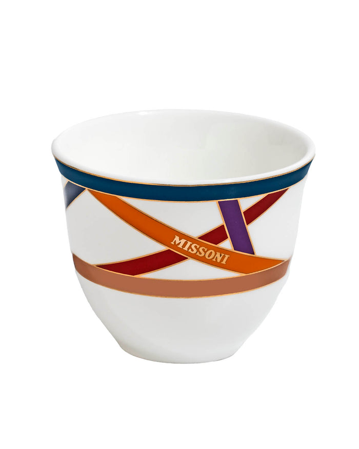 NASTRI MULTICOLOR Luxury box Set 6 Pcs. Arabic Cup - Ø 6,2 X H 5 Cm