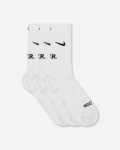 Nike U Snkrsox Crew 3Pr-160 Nocta White/Black Underwear Socks DD9240-100