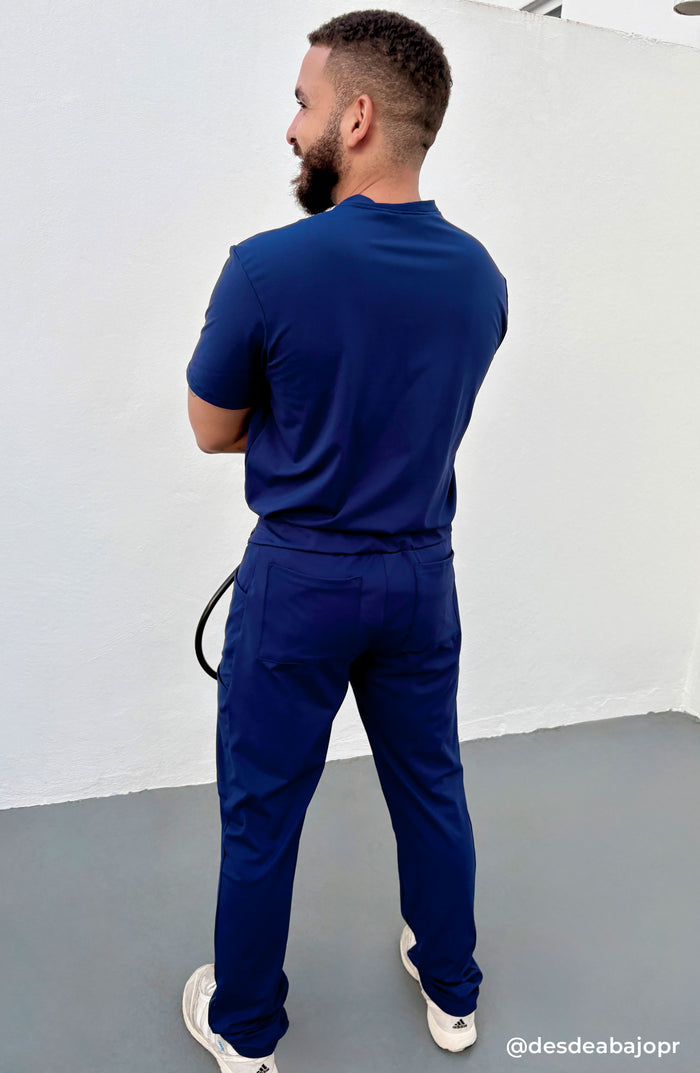 Mens Scrubs Jogger Pants Navy Blue OliveUs MDF Instruments