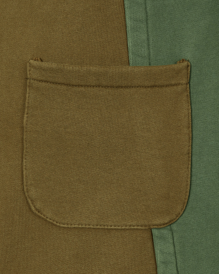 Slam Jam Panel Sweatpant Green Brown Pants Sweatpants SBM0019FA11 GRNBW01