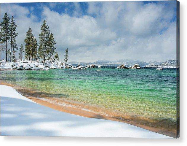 Pristine Shores By Brad Scott - Acrylic Print