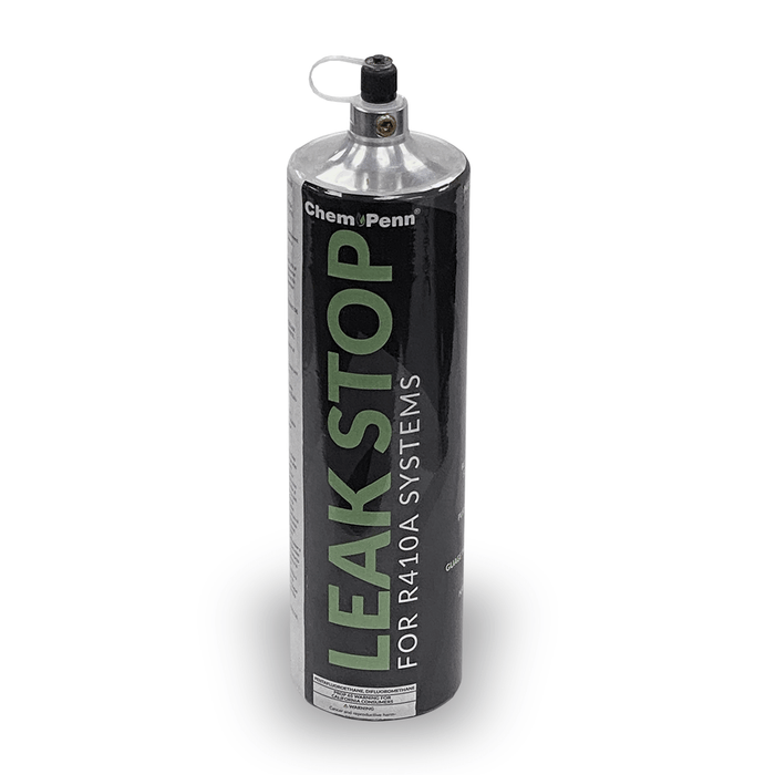 Quick-Recharge Refrigerant Bottle for HVAC Systems with Leak-Stop and UV-Dye Additive, 1.75lb