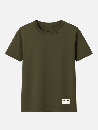 Remera Gotcha Basic Verde Militar