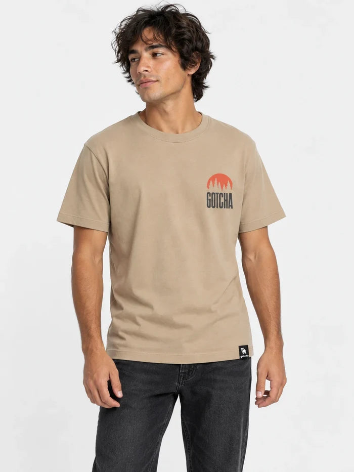 Remera Gotcha Forest Beige — vista principal