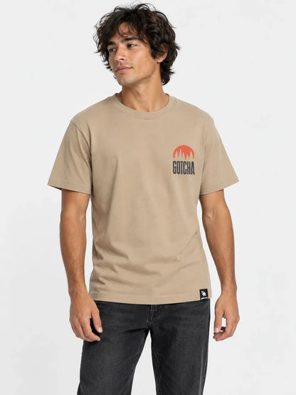 Remera Gotcha Forest Beige — vista principal