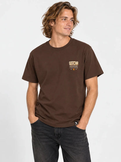Remera Gotcha Icon Chocolate — vista principal