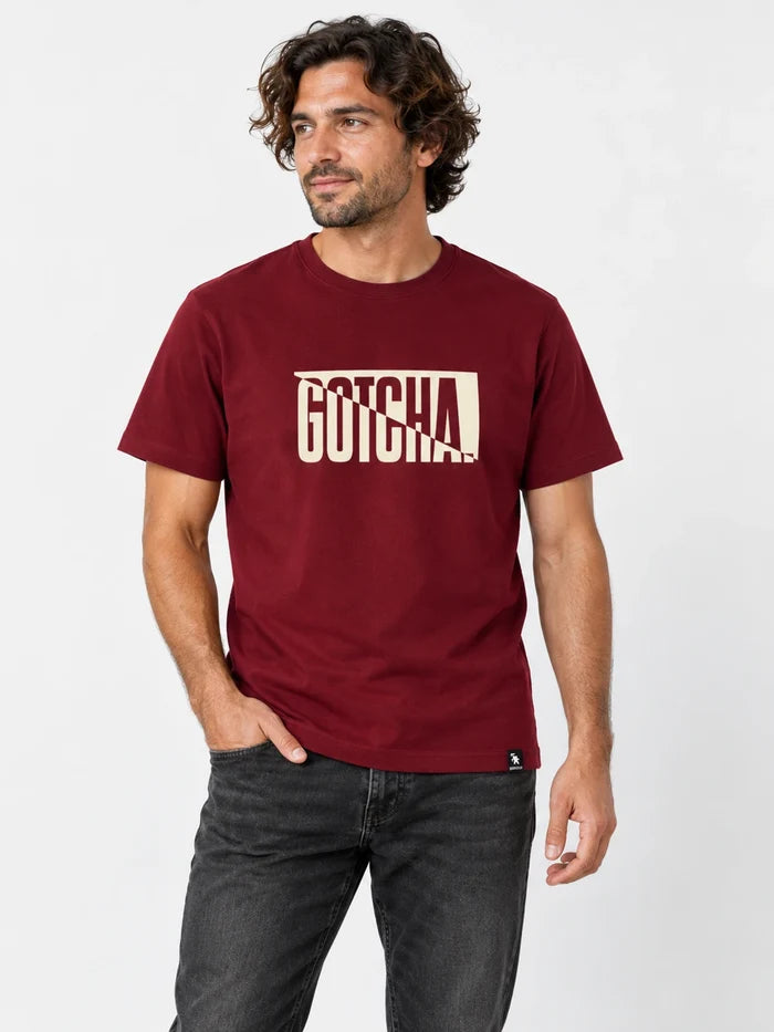Remera Gotcha Surfwave Clasic Bordo — vista principal