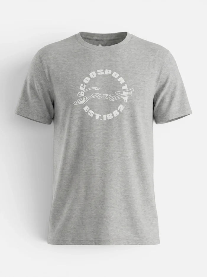 Remera Le Coq Sportif Bat 1882 Tee Grey