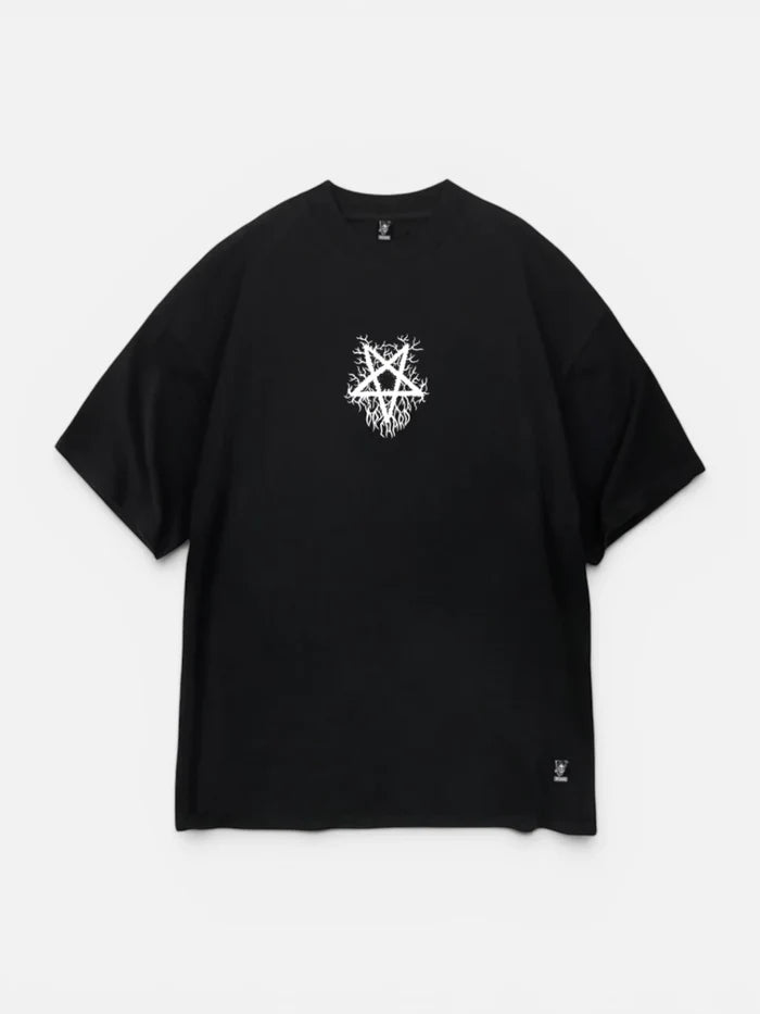 Remera Orchard Pentagram Negro
