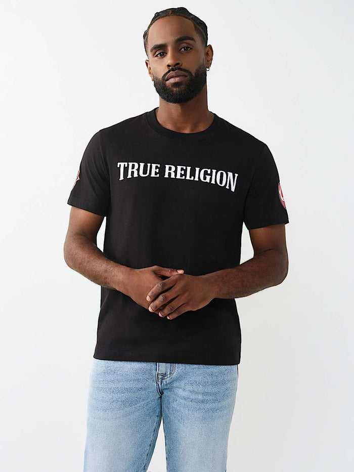 Remera True Religion Patch Tee Negro