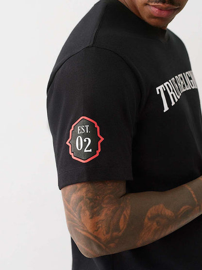 Remera True Religion Patch Tee Negro