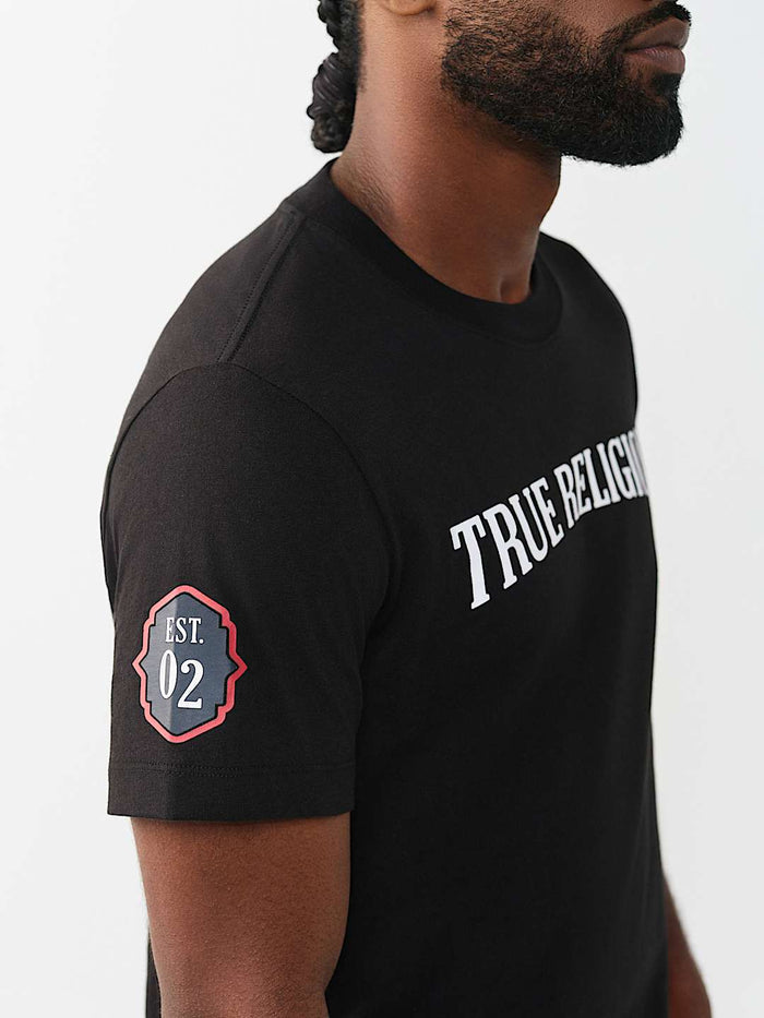 Remera True Religion Patch Tee Negro