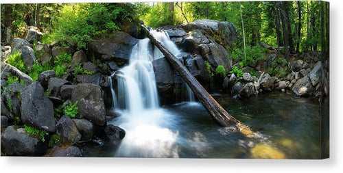 Secret Falls By Brad Scott - Canvas Print-Lake Tahoe Prints