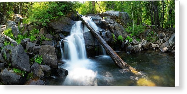 Secret Falls By Brad Scott - Canvas Print-Lake Tahoe Prints