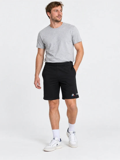 Short Le Coq Sportif Ess Short Regular N°2 M Black — vista principal