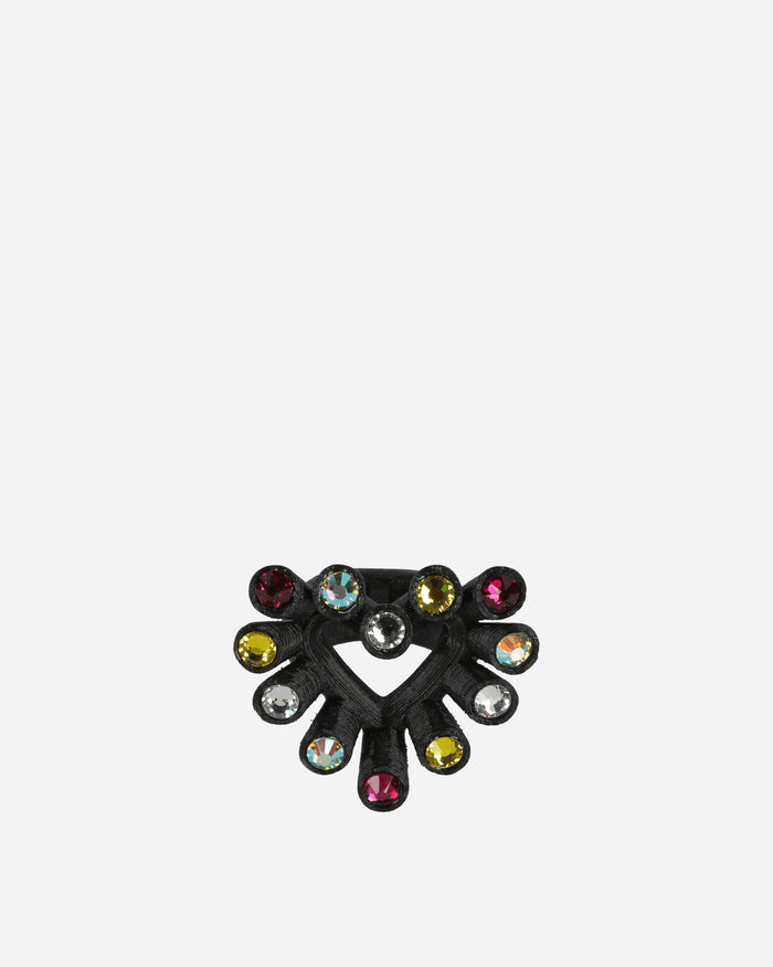Roussey Wmns Single Luv Ring Exclusive Multi Black Exclu Jewellery Rings F22R03 1
