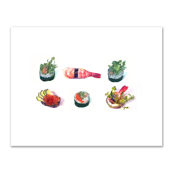 Kirsten SÃ¶derlind, Six Pieces of Sushi, 2005, Private Collection. Â© Kirsten SÃ¶derlind. Fine Art prints in various sizes by Museums.Co