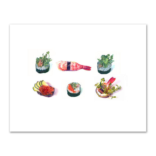 Kirsten SÃ¶derlind, Six Pieces of Sushi, 2005, Private Collection. Â© Kirsten SÃ¶derlind. Fine Art prints in various sizes by Museums.Co