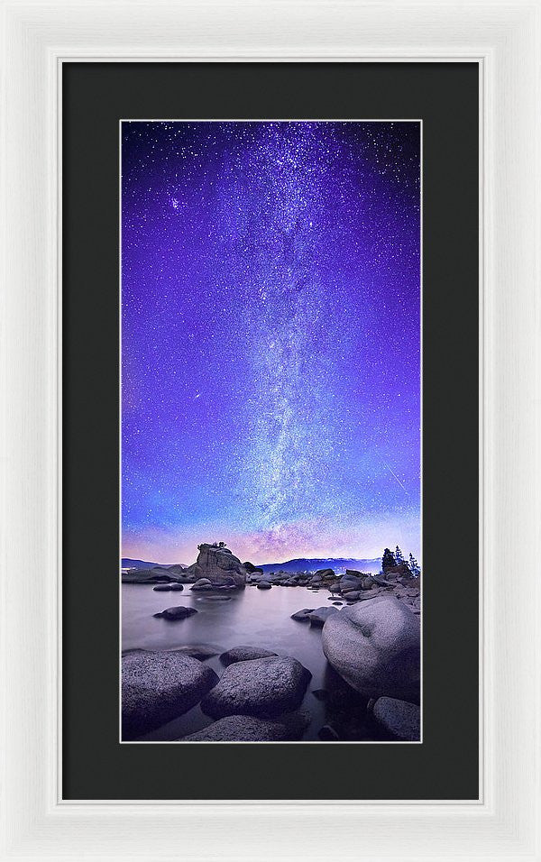 9.750" x 20.000" / White / Black
