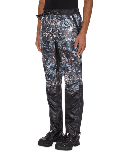 And Wander Stone Printed Rip Black Pants Trousers 5740222009 010