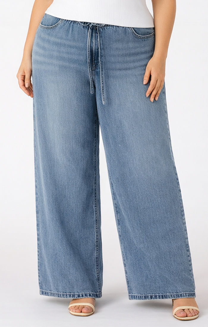 Tencel Wide Leg Jeans Acorn Home + Apparel