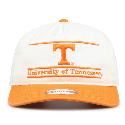 Tennessee Original Bar snapback hat with embroidered school design, front view