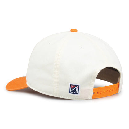 Tennessee Original Circle snapback hat showing adjustable snap closure and The Game logo, rear view