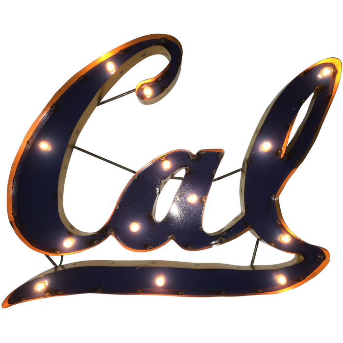 University of California, Berkeley Lighted Recycled Metal Wall Decor